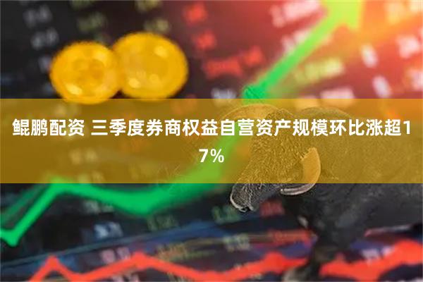 鲲鹏配资 三季度券商权益自营资产规模环比涨超17%