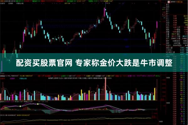 配资买股票官网 专家称金价大跌是牛市调整