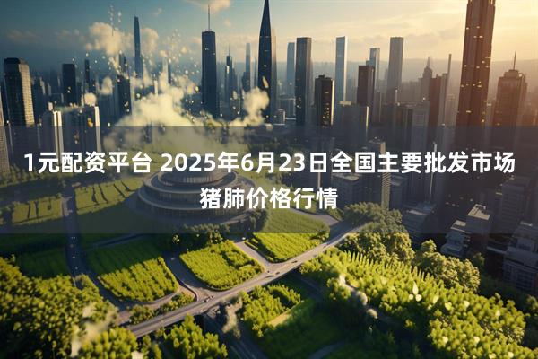 1元配资平台 2025年6月23日全国主要批发市场猪肺价格行情
