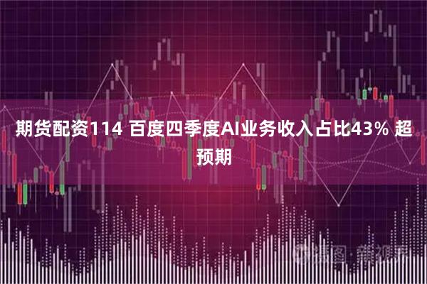 期货配资114 百度四季度AI业务收入占比43% 超预期